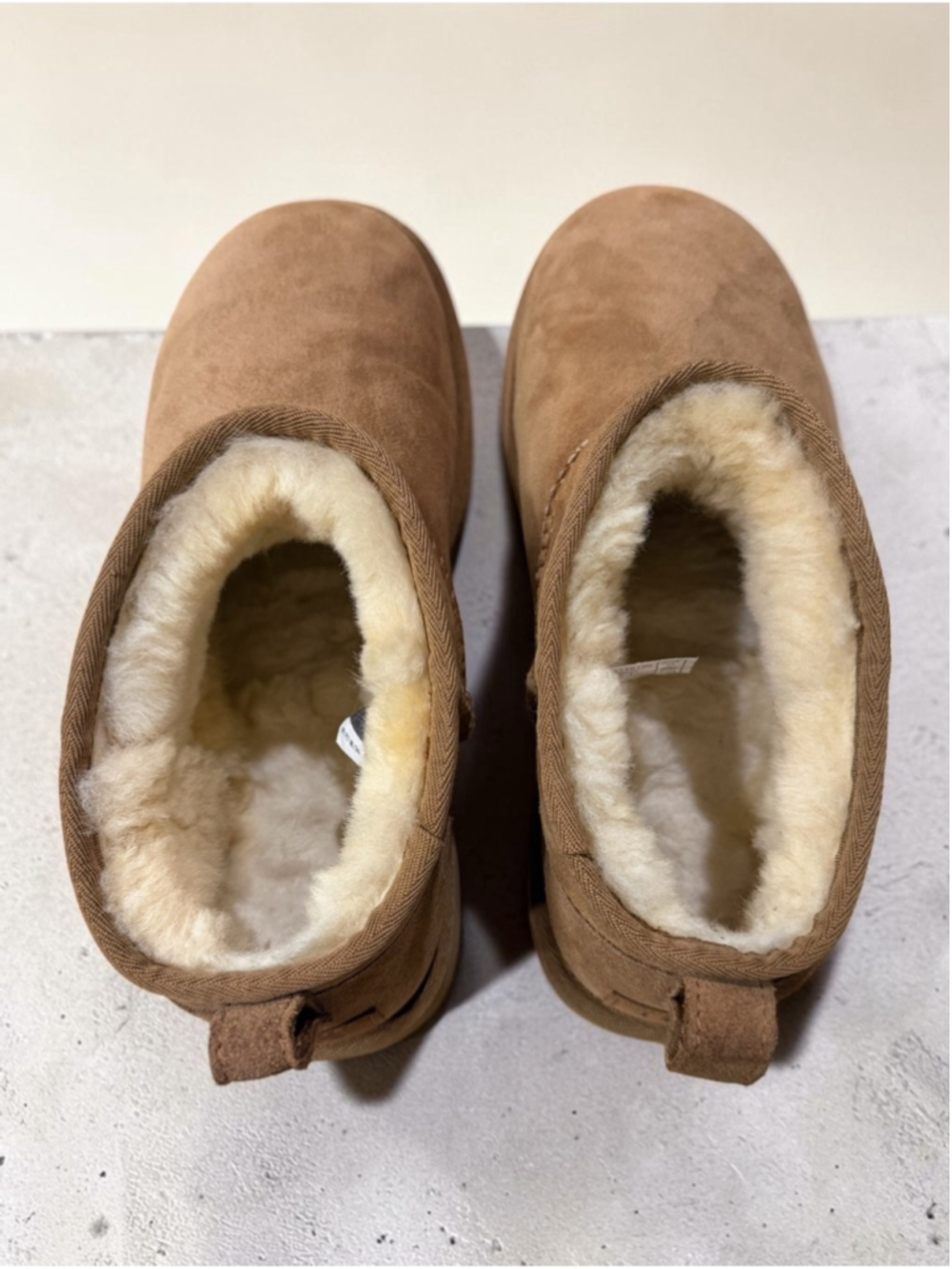 UGG Classic Ultra Mini Chestnut Suede Boots Women's Size 10 - Picture 7 of 9